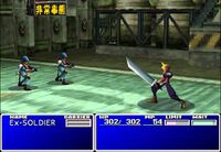 Combat Encounter in Final Fantasy VII