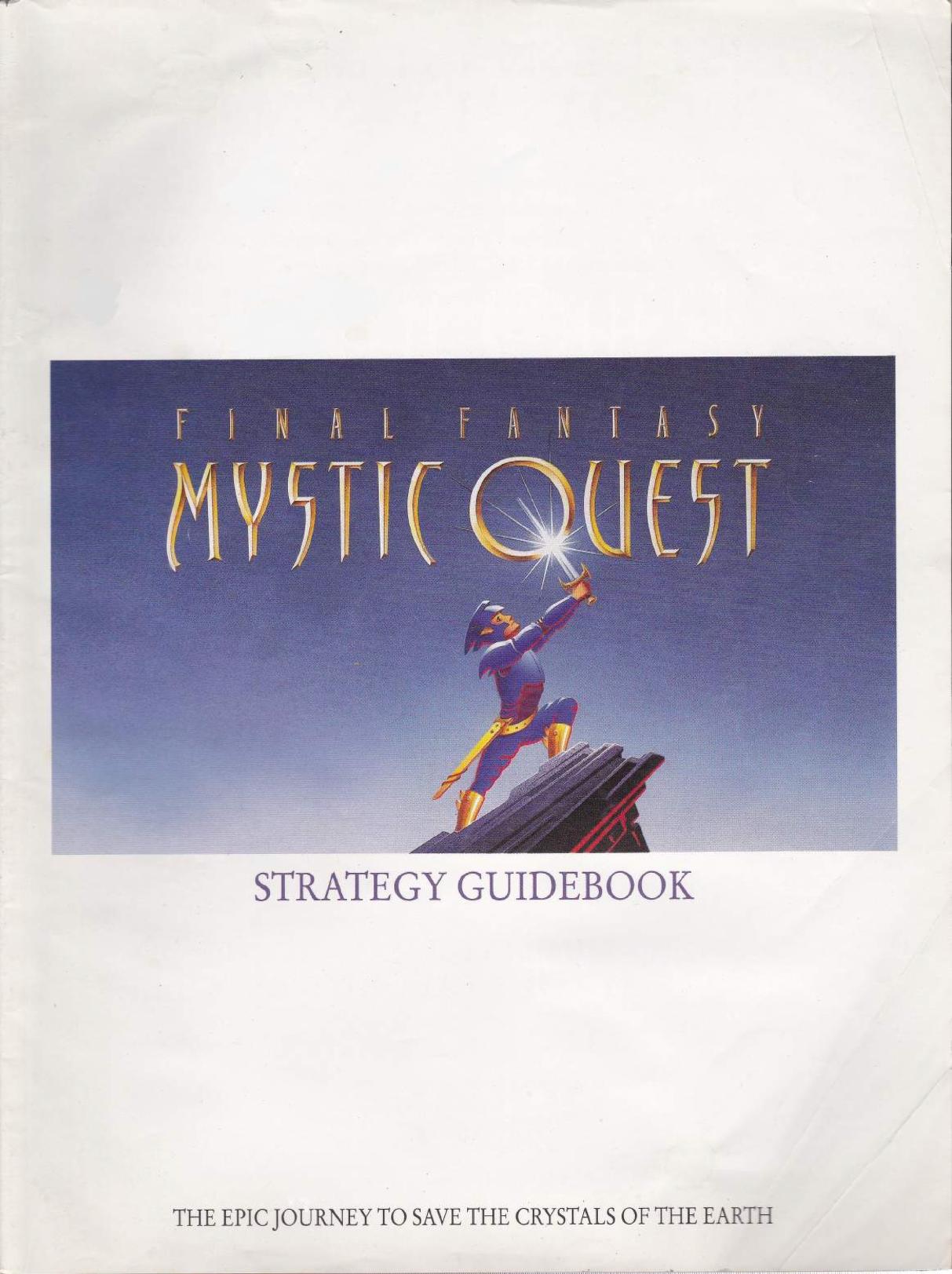 Final Fantasy Mystic Quest Official Strategy Guidebook Cover